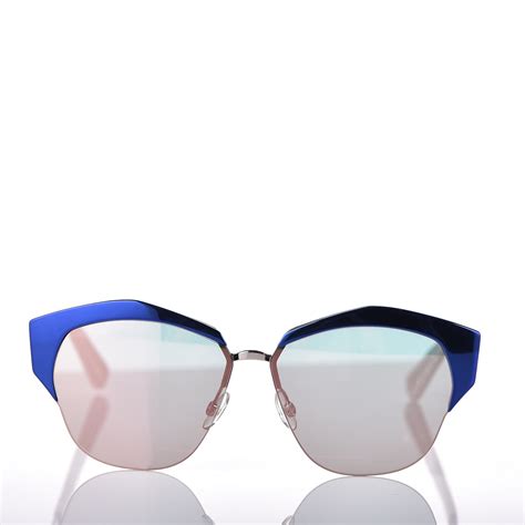 dior sunglasses blue|christian dior mirrored sunglasses.